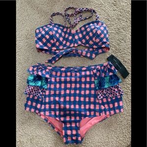 Marc Jacobs ‘Molly Checks’ bikini M NWT and EUC